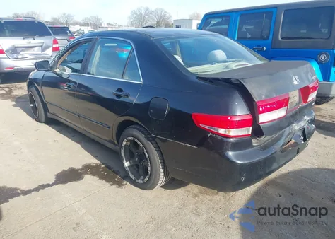 2003 Honda Accord 2.4 Lx из США, поврежденный, VIN 1HGCM563X3A080018